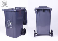 De grijze/Groene Grote Plastic Wheelie Bakken van 100Liter voor Afvalverwijdering recycleerden Openlucht