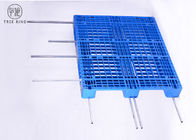 Versterkte het staal kleurde HDPE Plastic Pallets het Antisliprubber 1300 * 1100 opnam