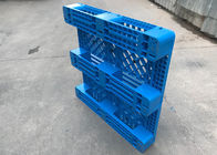 Maagdelijke pp Rackable 1111 Blauwe Plastic Pallets met 3 Steunbalken voor Plankenvorkheftruck, 1000Kg-Lading