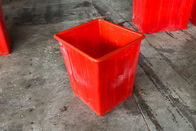 Stevige Duurzame Document Recyclingsbak, de Plastic Bakken van het Keukenafval in Rode Kleur