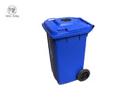 Aangepast de Bak240l Blauw van Wheelie van het Recyclingslocakable Huisvuil met Gesloten Flessendeksels