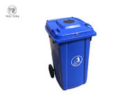Aangepast de Bak240l Blauw van Wheelie van het Recyclingslocakable Huisvuil met Gesloten Flessendeksels