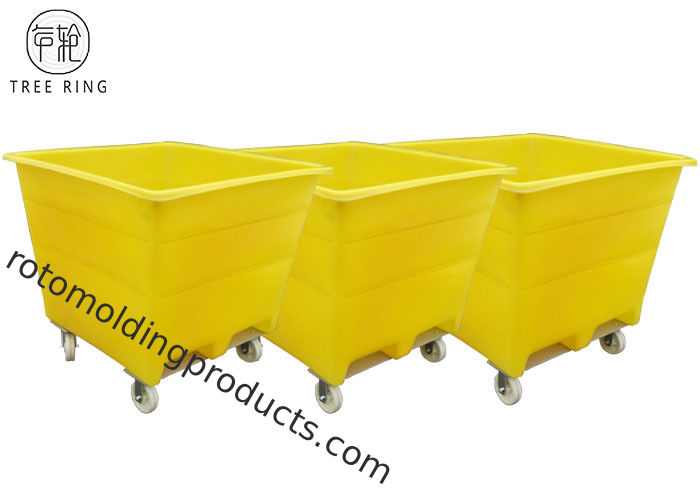De behandeling van Duurzame Rotomolding-Producten LLDPE met de Gegalvaniseerde Basis Industriële Container van Materiële Behandelingsbakken