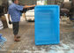 Open Blauwe Rechthoekige Grote Plastic Vijvertonnen voor Hydroponic Growing100-Gallon