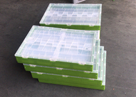 Groen 600*400*360 mm vouwbaar opvouwbaar plastic krat stapelbaar voor opslag