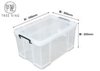 32 de liter ontruimt Plastic Vouwbare Container, het Plastiek dat van de Voedselrang Kratten stapelt