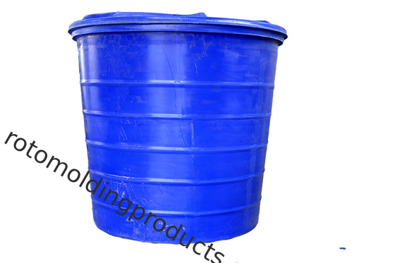 1500 gallon polyethyleen ltd. open top ronde vijver 6000 liter containers voor regen oogsten