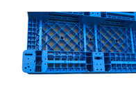Maagdelijke pp Rackable 1111 Blauwe Plastic Pallets met 3 Steunbalken voor Plankenvorkheftruck, 1000Kg-Lading