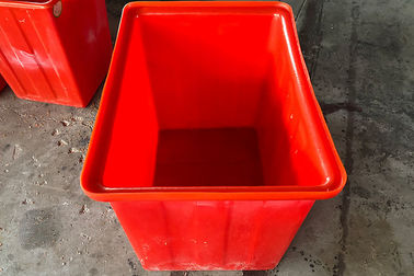Rode Op zwaar werk berekende van het Recyclingsbakken van 160L Plastic het Watertank voor Aquaponic-Vissen Fram