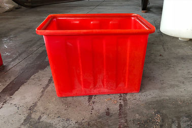 Rode Op zwaar werk berekende van het Recyclingsbakken van 160L Plastic het Watertank voor Aquaponic-Vissen Fram