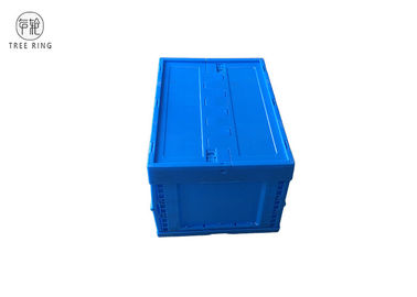 Het vouwen van Container Opvouwbaar Plastic Krat met Deksel In bijlage voor Commerciële 65 Liter