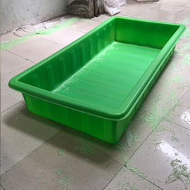 De groene Kleur Aquaponic kweekt Bed met het Betekenen de Systemen van Greenhousr Aquaponic