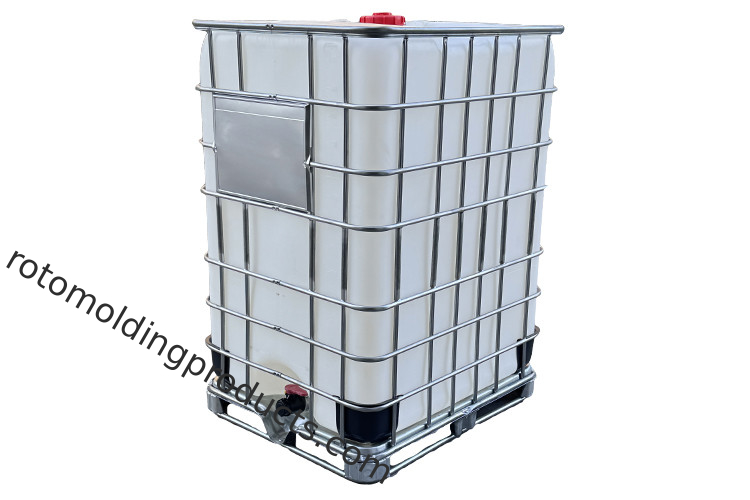 1500 liter Ibc Intermediate Bulk Containers 1200*1100*1165mm voor opslag en transport van chemische stoffen