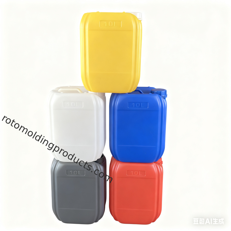 Voedselveilige kunststof jerrycan met een inhoud van 30 liter en schroefdopsluiting voor het opslaan van chemicaliën en honing