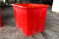 Rode Op zwaar werk berekende van het Recyclingsbakken van 160L Plastic het Watertank voor Aquaponic-Vissen Fram