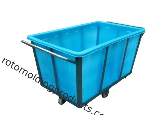 130 Gallon Voedsel Vis Verwerkingskuipen Vrachtcontainer Vrachtwagen met Laag-dichtheid Polyethyleen Hars Productiemateriaal